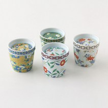 일식그릇 _ 하루니와 자왕무시 세트 ( 컵 + 종지 ), 금화(컵＋종지)