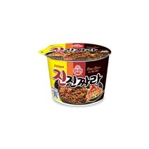 오뚜기 진진짜라 큰컵 12개 불맛 짜장라면 컵라면 불맛짜장 컵짜장 매운짜장라면 진짜장 큰사발, 상세페이지 참조