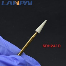 커피분쇄기 원두분쇄기 수동커피그라인더 Lanpai 치과 세라믹 다이아몬드 그라인딩 스톤 실험실 폴리셔 지르코니아 그릿 미세 연마 1pc, 없음, 4.SDH241D