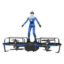 2in1 익스트림 에어 보드는 RC 스턴트 보드 8 세 이상 소형 드론 쿼드 콥터 장난감용 패러글라이더로 변환, Blue