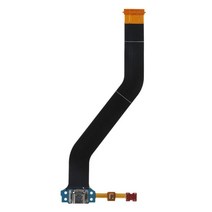 테일 와이어 USB 포트 충전 커넥터 플러그 독 소켓 잭 플렉스 케이블 삼성 갤럭시 탭 4 10.1 T530 SM-T530 T531 T535, 검은색