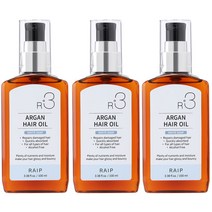 라입 R3 아르간헤어오일 헤어에센스 100mlX3개, 8.화이트솝*3개