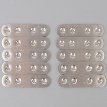 일자형 스텐경첩 10P 경첩 브라켓 철물 라운드 평철
