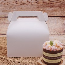 조각케이크상자(중) 50개 조각케익박스 답례품 떡상자, 단품