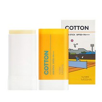 미샤 올 어라운드 세이프 블록 코튼 선스틱 17g SPF50+, 코튼 선스틱/17g