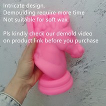 양초만들기 향초 캔들만들기 흉상 승마 조각 예술 입상 동물 Poney 촛불 금형 말 머리 동상 실리콘, 01 분홍색