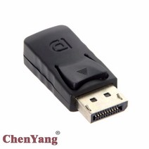 Zihan Male DisplayPortFemale 미니 DP 어댑터 PC 컴퓨터 노트북 HDTV 모니터, 01 Black