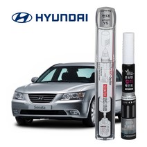 현대자동차 붓펜 페인트 자동차 도색용 Y5 슬릭실버 NF소나타 그랜저TG, 3WAY  (Y5 슬릭실버+투명코팅제), 3WAY
슬릭실버,투명코팅제, 1세트