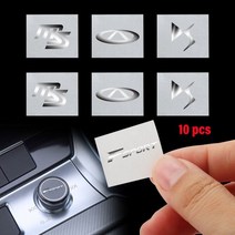 벤츠호환수리키트 부품 자동차 스타일링 대시 보드 장식 스티커 10 개 메르세데스 벤츠 AMG 전용 W108 W124 W126 W140 인테리어 액세서리, for Volvo