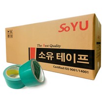 소유 청테이프 15M 녹색 1박스 (50개), 50개입