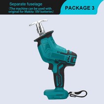 컷쏘 쇠톱 미니 전기톱 18V 3000 분당회전분 무선 전기 왕복 보았다 Makita 배터리 휴대용 교체 금속 나무 절단 기계 도구, without battery, 미국