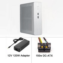 컴퓨터케이스g60 pc케이스 본체케이스 게이밍컴퓨터케이스 데스크탑케이스 컴퓨터케이스교체, 실버 120w psu