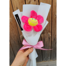 스마일인형 꽃다발 한송이 꽃다발, 0
