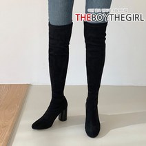 WS-6977(8cm) 여자 삭스부츠 싸이하이롱부츠 블랙부츠