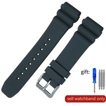 세이코 워터 고스트 다이빙용 실리콘 시계 Sbbn013 아발론 시티즌 남성용 방수 프루프 밴드 22mm, 09 Gray-Silver_01 22mm