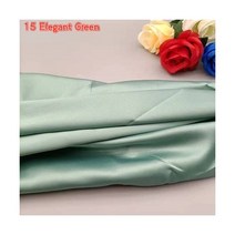 데님원단 천원단 캔버스원단 원단싸게파는곳 동대문원단 청바지실 워싱데님 고밀도 무광 새틴 원단 단색 실크 천 바느질 드레스 안감 의류 배경 장식 수제, 15 Elegant Green+150x100cm