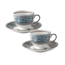 웨지우드 플로렌틴터콰즈 커피잔 2인조, 단일속성, 없음