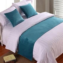 유럽 스타일 럭셔리 벨벳 침대 2 개 콘솔 데코 주방소품 테이블, 50x240cm Bed Runner, 05
