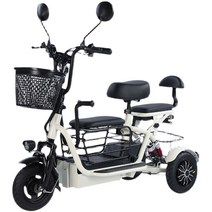 전동킥보드 앉아서타는 2인용 3인용 성인 이동수단, 400W 배터리 30A 120km 주행 48V
