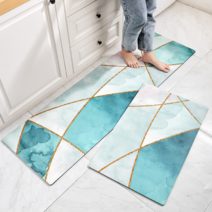 양드레 PVC주방매트 싱크대발매트, 록 그린 L(45x150)