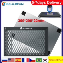 레이저조각기 각인기SCULPFUN S9 레이저 조각 기계 초박형 빔 성형 기술 절단 410x420mm 영역, 05 only Honeycomb