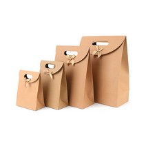 손잡이 리본 크라프트 누런종이 선물포장 쇼핑백 사이즈별
