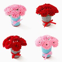 99 민화샵 펠트 화분 카네이션만들기 어버이날 선물, 04.뾰족잎레드