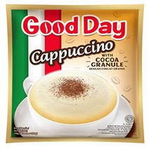 Good Day Cappuccino with Chocolate Granule Instant Coffee Bag 750 Gram (26.45 Oz) 30-ct @ 25 Gram nu, 1