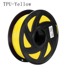 3D프린터 레진 필라멘트KINGROON-ABS TPU PLA 필라멘트 1.75mm 1KG 3D 인쇄 재료 프린터 펜 플라스틱 부, 중국, 21 TPU Yellow