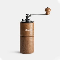 수동 커피 그라인더 조정 가능한 설정 원추형 버 밀 버 커피 그라인더 프랑스어 핸드 dripper Mokapot, brown