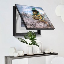 인테리어 아름다운 풍경 미터 상자 커버 그림 일본 벚꽃 후지산 스위치 메인 벽걸이 액자, 01. OFSSBA