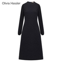 [올리비아하슬러] 플리츠 벌룬소매 정장 원피스