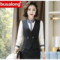 여자 면접 복장 바지 정장 세트 셋업 수트 여성 정장 인터뷰 스커트 정장 ol 긴 소매 블레이저 및 스커트 sim 작업복 플러스 사이즈 4xl 봄