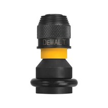 DEWALT DW2298 1.3cm(1/2인치) 정사각형에서 0.6cm(1/4인치) 어댑터 육각 급속 부하 블랙