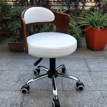 카페 식당 식탁 우드 테이블 미용실 360도 회전 의자, A