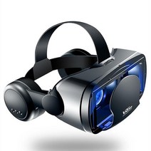 Hiccky 2021 VRG 프로 안경 VR 가상 현실 3D 안경 5.0-7.0 인치 스마트 폰 블루 레이