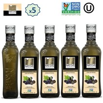 네이티브하베스트 비정제 압착 포도씨유 포도씨 오일 기름 473ml U.S.A 세트구성, 5병