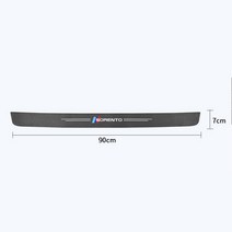 도어튜닝 자동차 스티커 트렁크 테일 보호 범퍼 테이프 카본 스타일 안티 스크래치 데칼 for KIA Sorento R, 01 1PC For SORENTO
