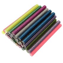 실란트건 30 개/대 컬러 핫 멜트 접착제 스틱 7mm 모듬 반짝이 7x100mm 전문 전기 총 공예, 한개옵션0