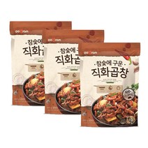 도드람한돈 참숯에 구운 직화곱창, 3팩, 300g