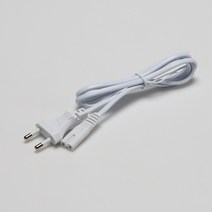 T5 LED 2핀 전원 연결잭 흰색 1.2M 10개 엘이디등수리 led등수리 엘이디등부속 LED등부속 엘이디등교체, 상세페이지참조