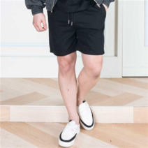 봄 여름 남성 허리 밴딩 넘녀공용 캐주얼 데일리 면 5부 반바지
