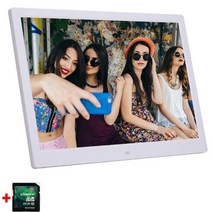 매트리스받침 10.1 인치 hd 디지털 사진 프레임 1024x600 hd 침대프레임, 영국 플러그, white 8gb