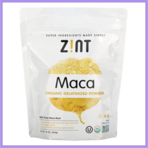 진트 마카 젤라틴화 파우더 454g ZINT Maca Gelatinized Powder 16oz, 없음, 해당사항없음, 없음