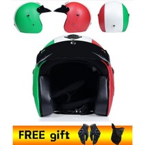 PU 가죽 레트로 헬멧 2020 오토바이 쵸퍼 바이크 헬멧 오픈페이스 빈티지 오토바이 3/4 년 신제품, NO7_XXL