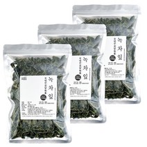 다누푸드 국산 경남 하동 녹차잎 녹차엽, 3개, 100g