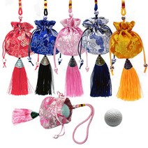 (주)파앤카코리아 복주머니 홀인원 복주머니 골프공 복주머니 포장 복주머니, 드래곤-빨강