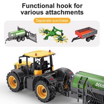 RC 트레일러 장난감 RC 자동차 트럭 농장 트랙터 2.4G 원격 제어 물 1:16 높은 시뮬레이션 대형 건설 차량, 05 Car all trailers