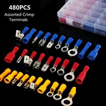 건강-드림_터미널 단자 480PCS 세트 (보관 케이스 포함) 압착 링미널 고급 커넥 핸디 컨터 셋트 다용도_rjsrkdemf, G-D-선택사항없습니다