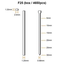 충전실타카 타카후크 공업용 스테이플러 스트레이트 네일 건 1750w 220-250v 전기 손톱 스테이플 건 알루미늄 합금 패널 벽판 스트레이트 네일 건 목공 도구, f25 25mm